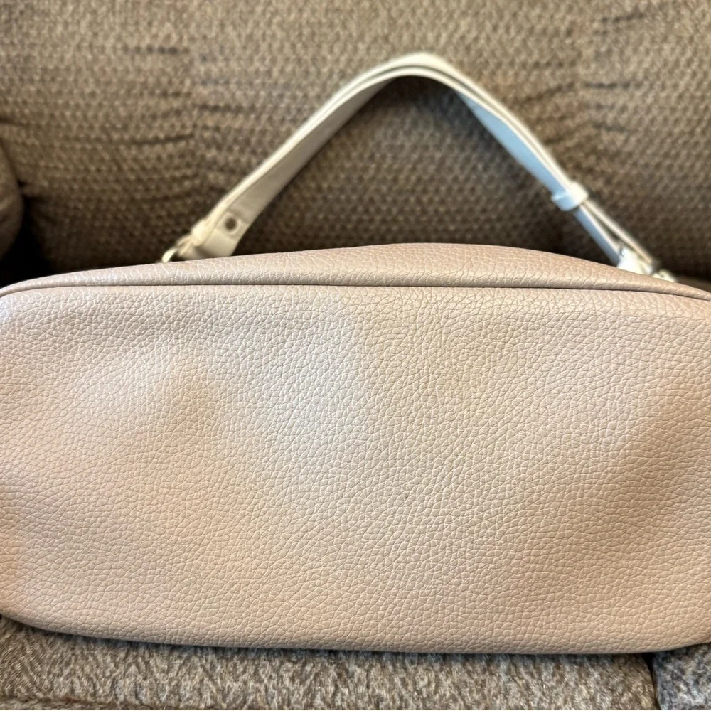 Gianni Bernini tri-color leather shoulder bag.